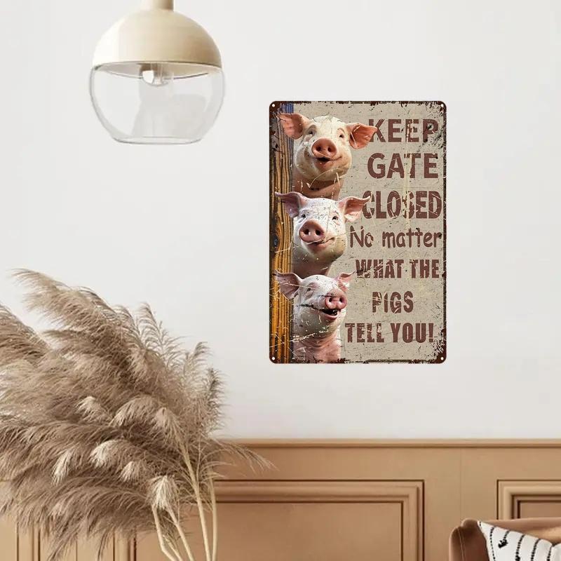 

D Flat x Inch Retro Metal Wall Sign with Religious Inspirational Quote Cardinal Bird Design Rustic Farmhouse Home Dec 20x30cm（7.8x11.8inch）