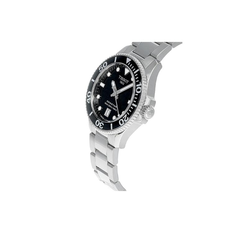 TISSOT Starfish Collection Quartz Movement 300 meter Water Resistance Women's Watch 36mm Black Dial T120.210.11.051.00