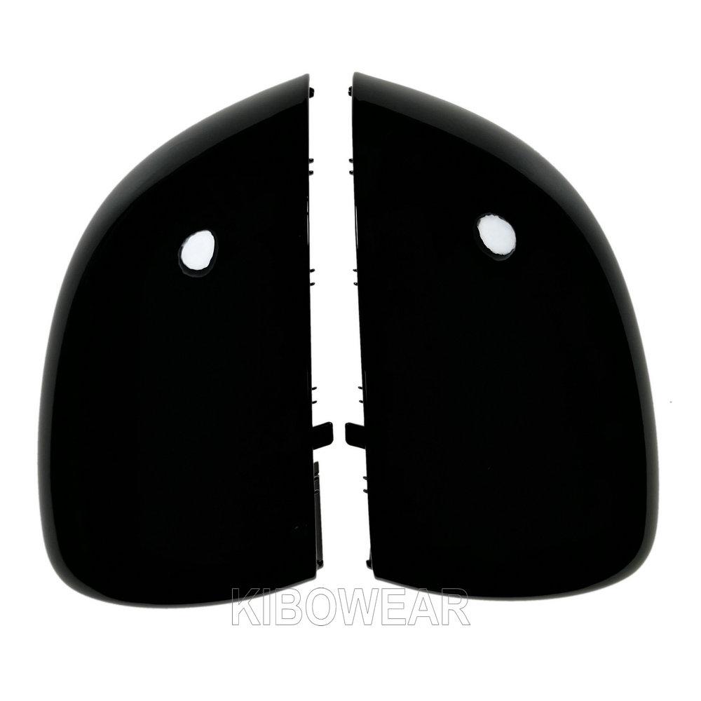 Gloss Black Rearview Mirror Cover for 2020 Mercedes-Benz A-Class W177, CLA V177, and C118