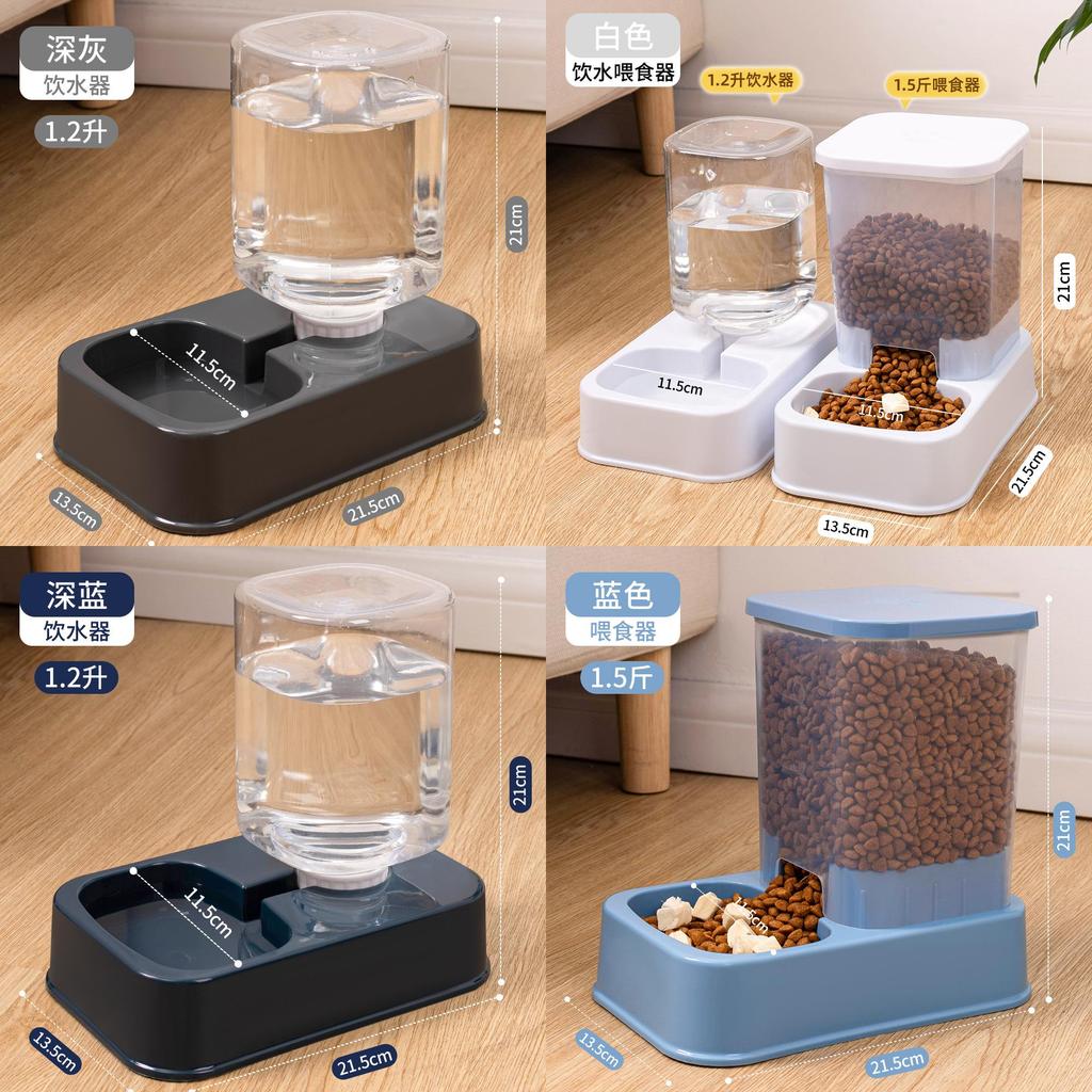 Pet Mate Automatic Cat Water Fountain With Large Capacity For Hydration And Feeding