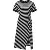 Chic Outdoor Striped Mid-Length Straight Dress Women Dresses M22L5220