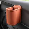 Car Storage Rack Leather Texture Waterproof Car Door Side Organizer Multi-Functional Vehicle Cup Holder Storage Box for Phone Keys Water Bottle Fit