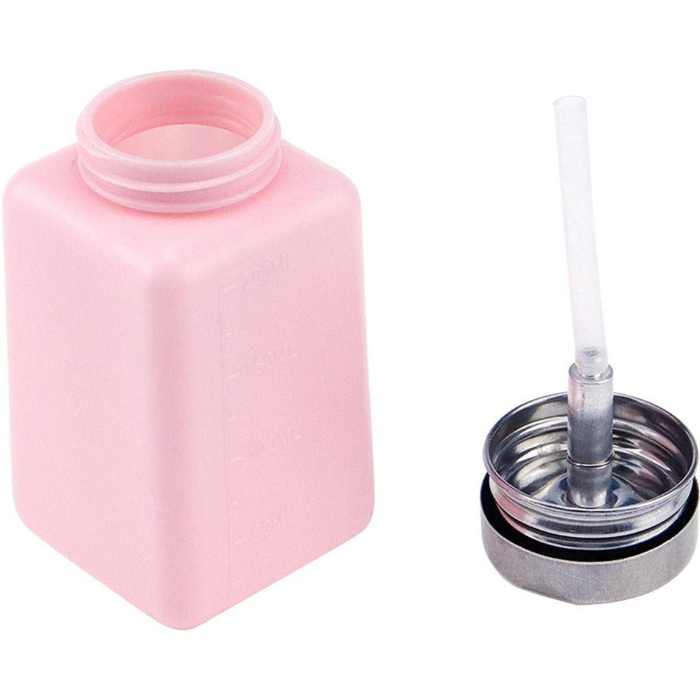 200mL Pump Dispenser Blue Pink Push Down Pump Dispenser Empty Dispensing Bottle  Cleanser