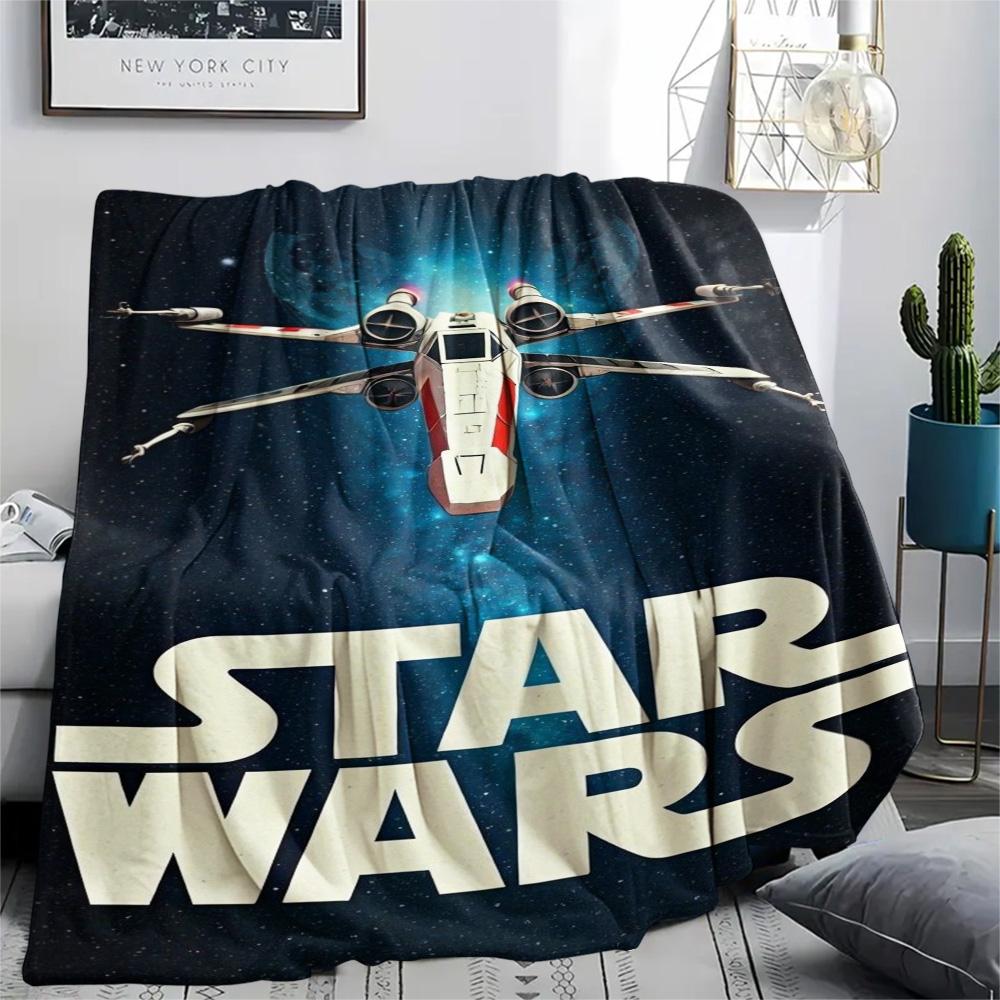 Darth Vader Black Poster Blanket Suitable For All Seasons Camping Trip Air Conditioning Blanket Digital Printing Sheet