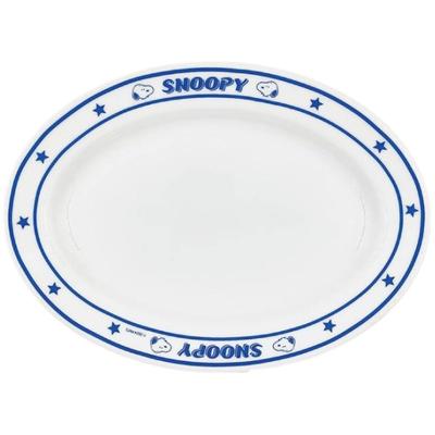 Marimo Craft SNOOPY Diner Series Oval Plate Blue W230 X H30 X D170mm Approx. SPER-025