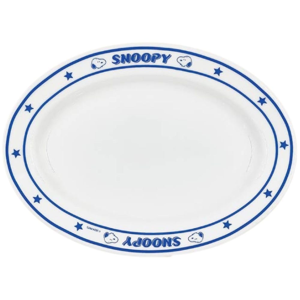 

Marimo Craft SNOOPY Серия Diner Овальная тарелка Синяя W230 x H30 x D170мм Прибл.. SPER-025 синий