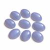 AAA+ Blue Lace Agate Cabochon Oval Flat Back Gemstone, Natural Blue Lace Agate Loose Stone for Jewelry Making
