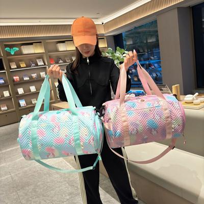 New Travel Bag Women's Large-capacity Yoga Fitness Bag Leisure Travel Shoulder Oblique Span Bag