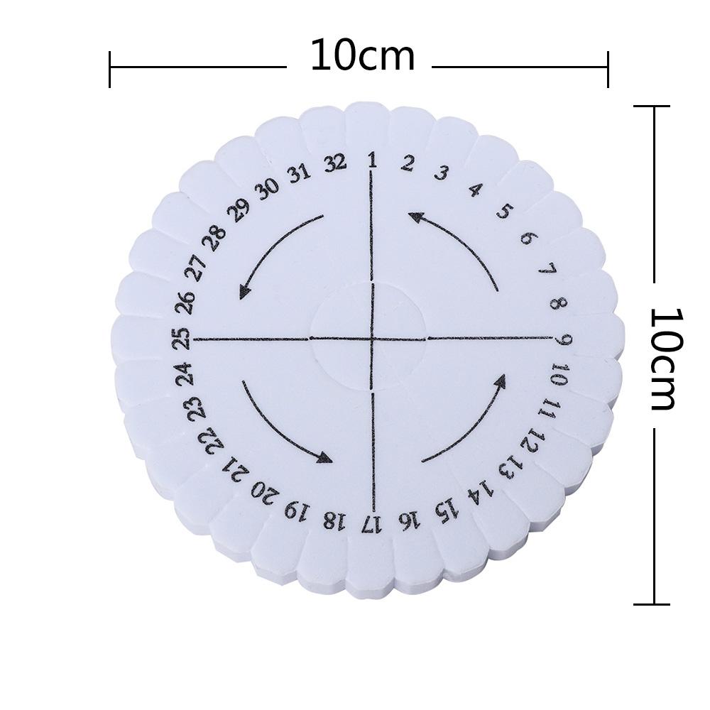 Braiding Disc/Disk Braided Plate Kumihimo Jewelry Design Board Rope Weaving Sewing Handmade Tool