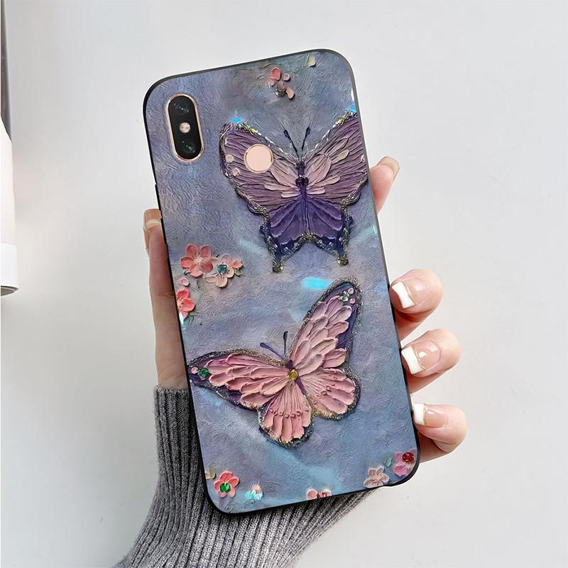 For Xiaomi Mi Max 3 Case Cute Popular Butterfly Astronaut TPU Silicone Protector Phone Cases For Xiaomi Max 3 Mi Max3 Soft Cover