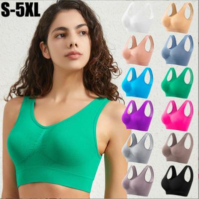 Plus Size Bra for Women Sexy Bras For Women Plus Size Seamless Breathable Wireless Underwear Beauty Back Padded Lingerie Push Up Sexy Female Bralette