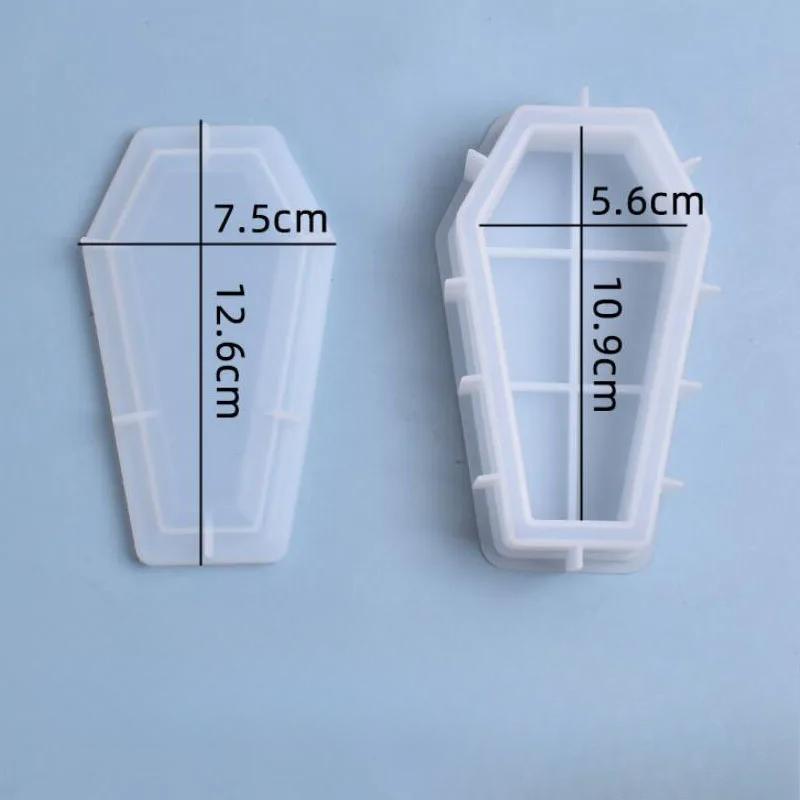 Epoxy Resin Silicone Mold Vampire Coffin Mold Ashtray Flowerpot Mold Storage Box Mold Container Mold For Resin Jewelry Making