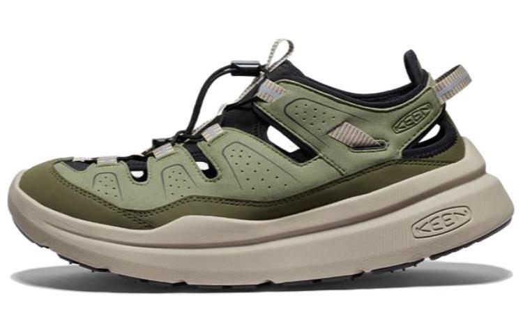 Keen WK450 Удобные Низкие Повседневные Кроссовки Мужские Зеленый Черный 1028925 45