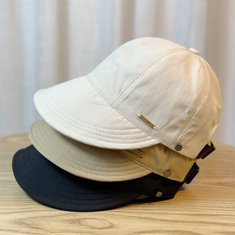 Cappello da Sole da Donna a Tesa Larga Pieghevole Berretto da Baseball per Coda di Cavallo Cappello a Secchiello da Pescatore da Spiaggia per Esterno