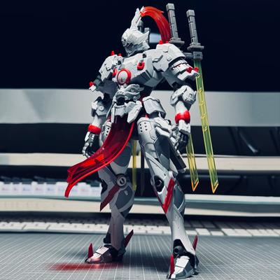 MOTOR NUCLEAR MNP-XH07 Wei Yuan-Style Sword-Fighting Alloy Joint Mecha Model Kit Buildable Action Figure Desk Ornament Boys Toy