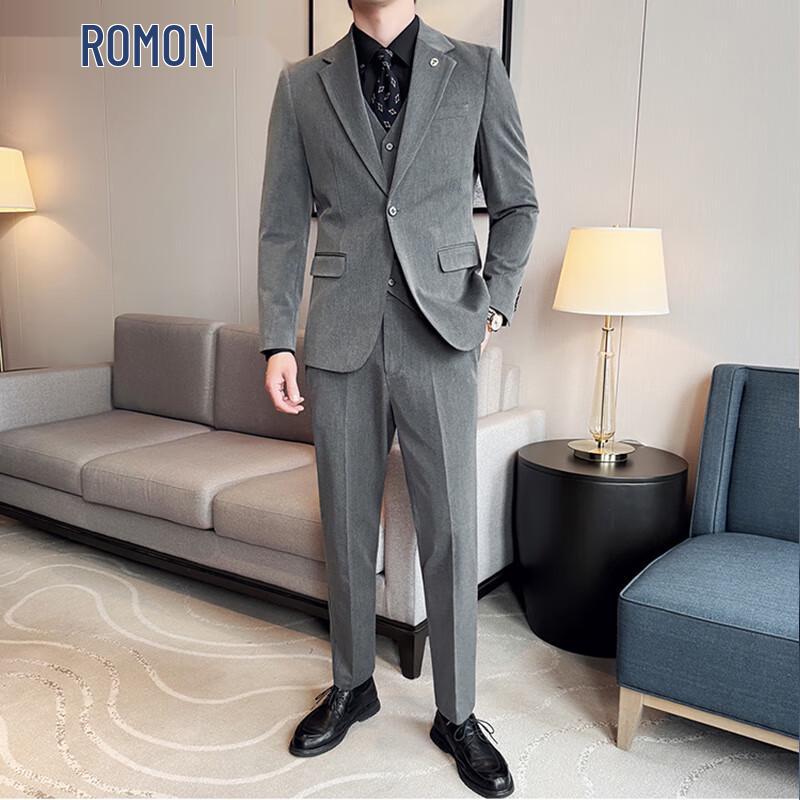 

ROMON Мужской деловой и свадебный костюм из 3 предметов M