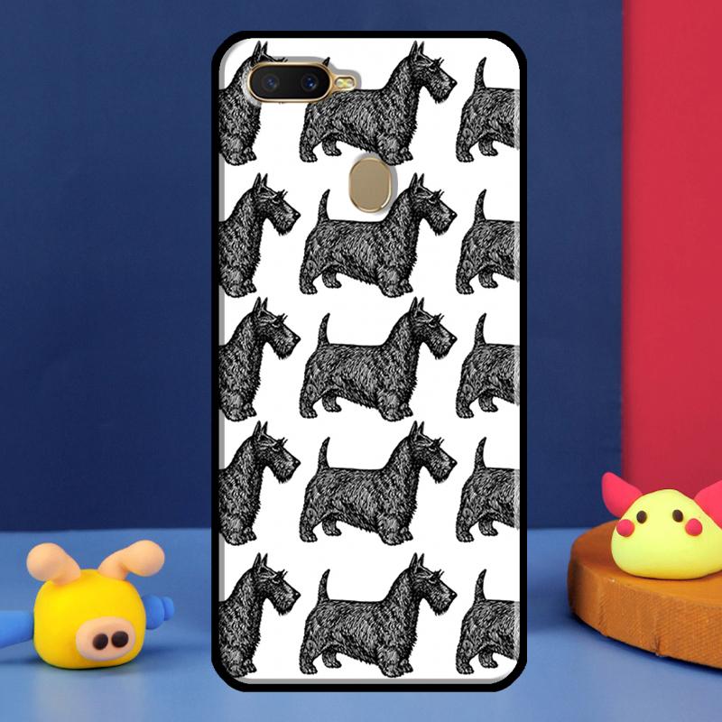 Scottish Terrier Dog Case For Oppo A98 A78 A58 A15 A16 A17 A5 A9 A91 A52 A72 A76 A96 A74 A94 A54 S A57 A77 Cover