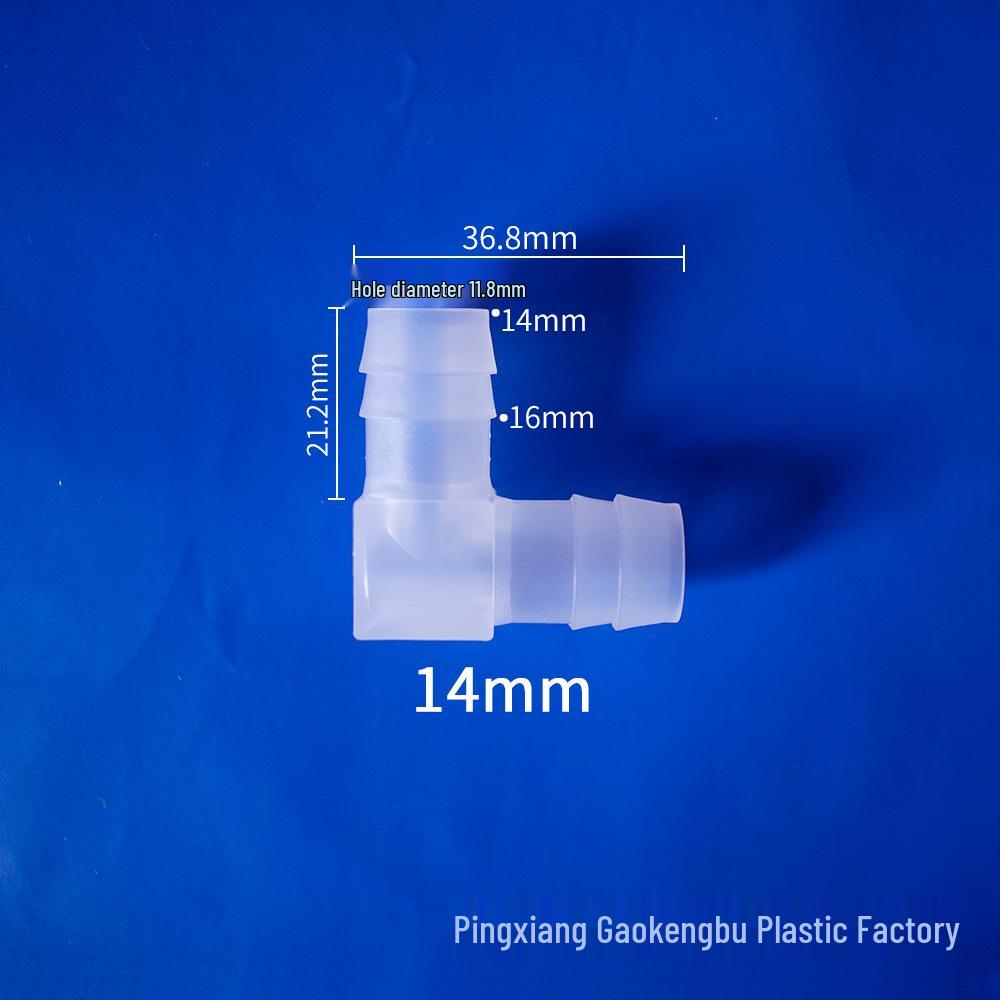 L-Shaped Elbow Plastic Connector Fittings, 90° Right Angle Pipe Accessories