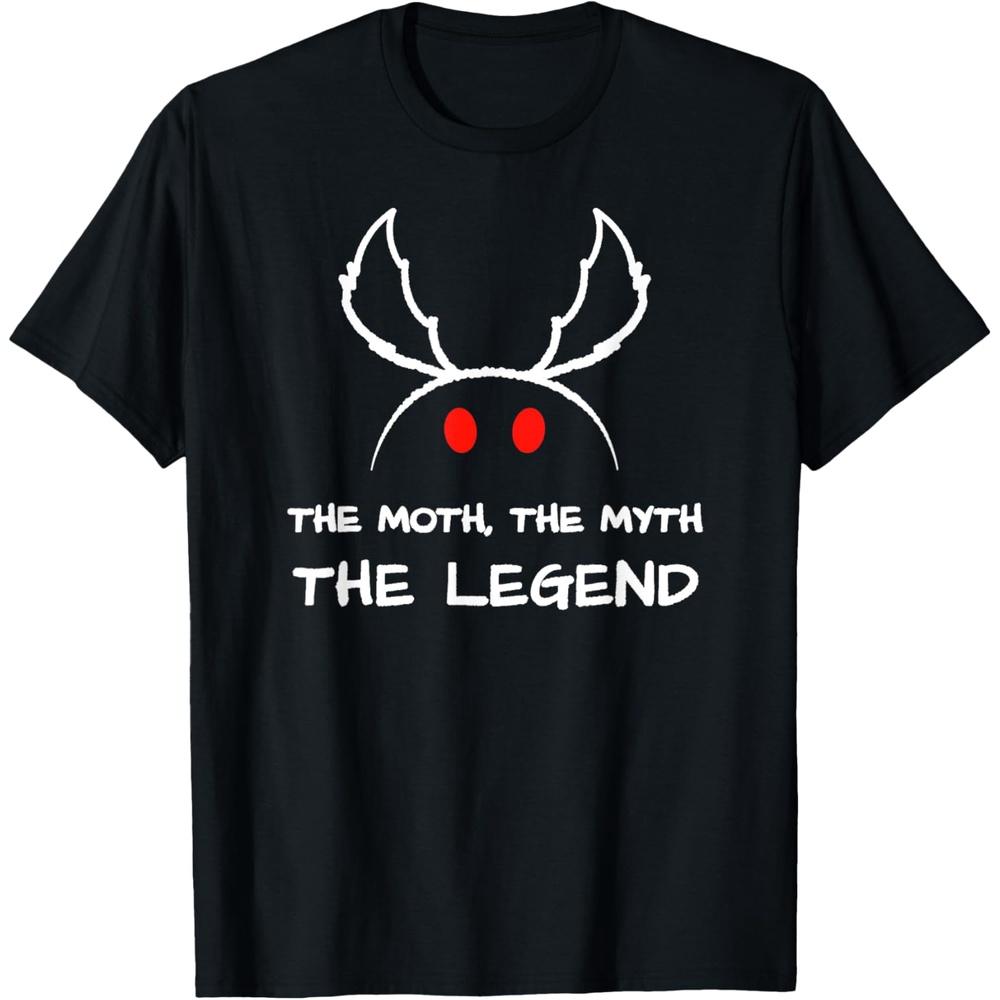 Mothman The Moth The Myth The Legend Cute Cryptid T Shirt S чёрный