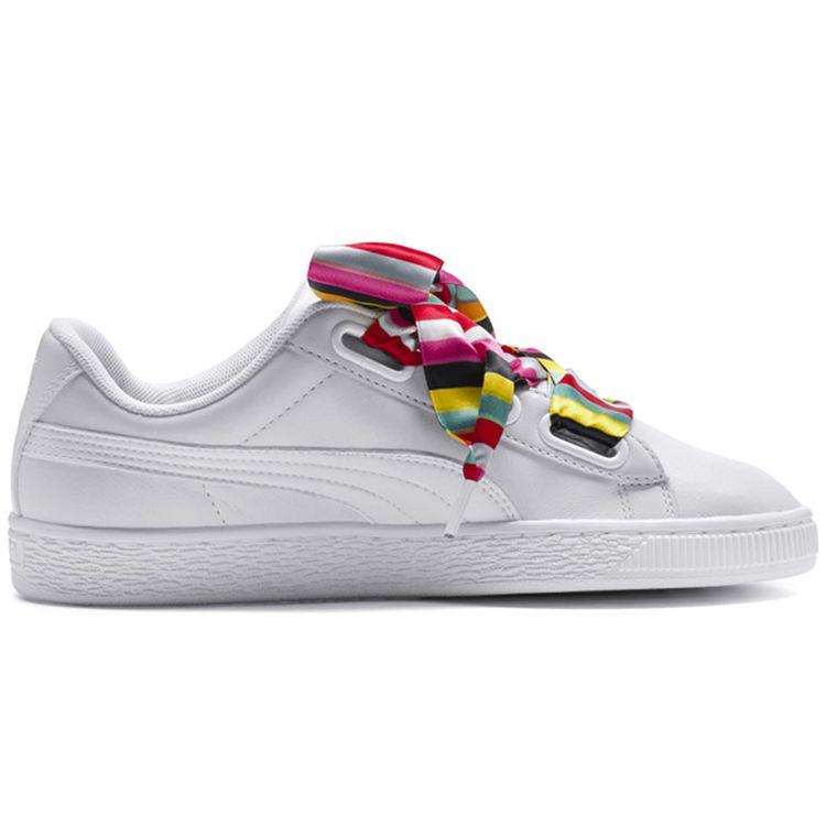 Puma Basket Heart Generation Hustle Women Sneakers White Fair-Aqua 369479-02