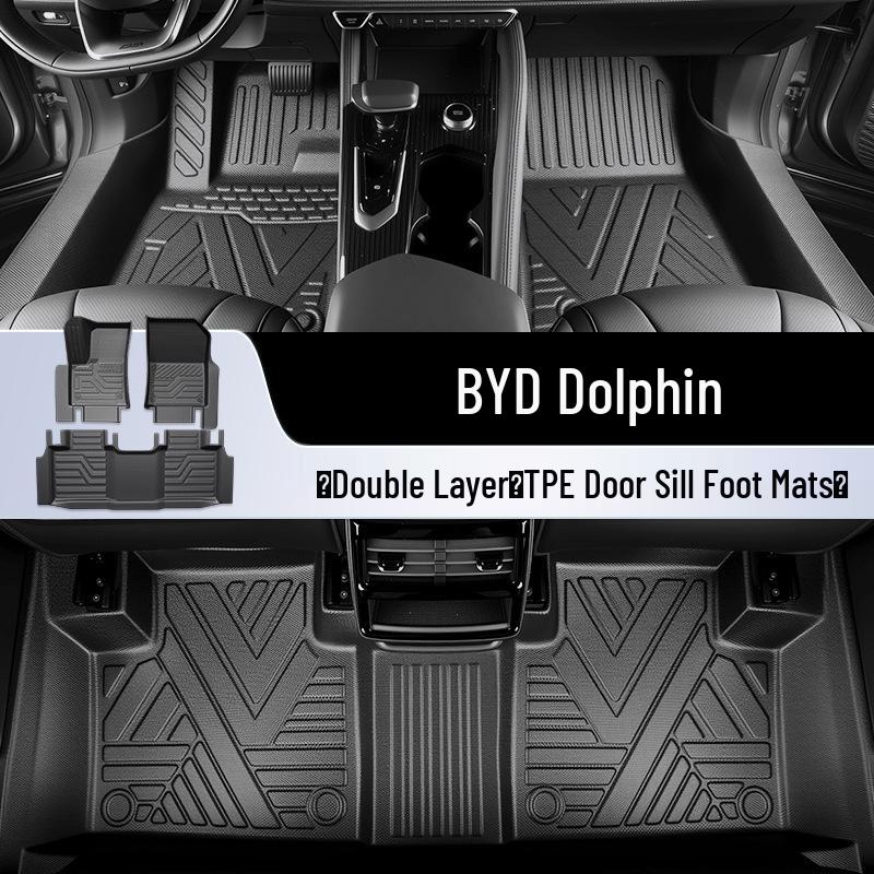 2025 BYD Dolphin TPE Full Surround Floor Mats - Interior Accessories