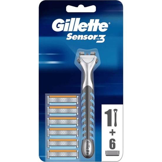 

Бритва Gillette Sensor 3 6 запасных лезвий