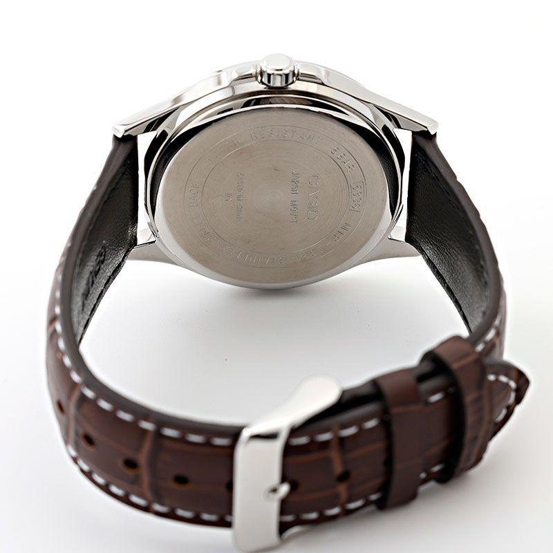 Used [New] [1 year warranty] Casio watch men's CASIO STANDARD silver brown MTP-1381L-7A CASIO