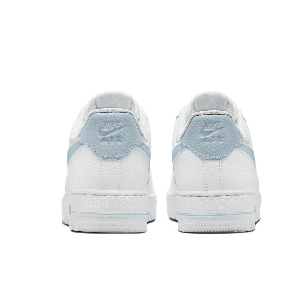 Nike Air Force 1 Slip Resistant Abrasion Resistant Low top Skateboard Shoes Unisex White Blue HF0022-100(Team676-)