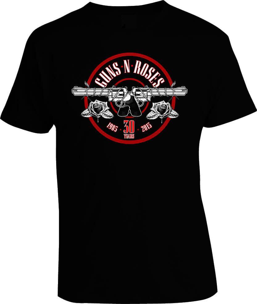 Guns N Roses 30th Anniversary Logo Official Merchandise T-shirt MLXL New XXXXL