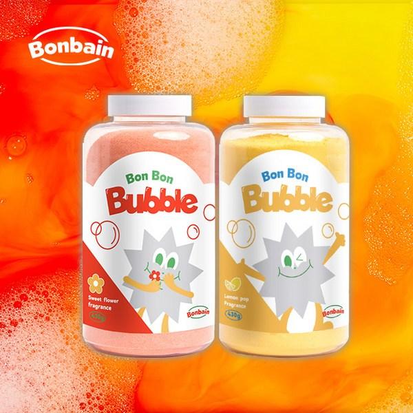 Bonvain Bonbon Bubble Powder Bubble Bath Bath Salt Red Flower Fragrance Sweet Flower, 430g, 1 Piece