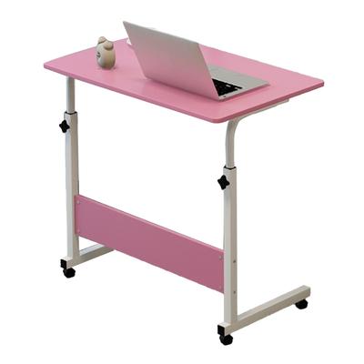 Liftable Bedside Table 60 X 40cm C Shape Metal Frame Mobile Laptop Desk for Home Sofa