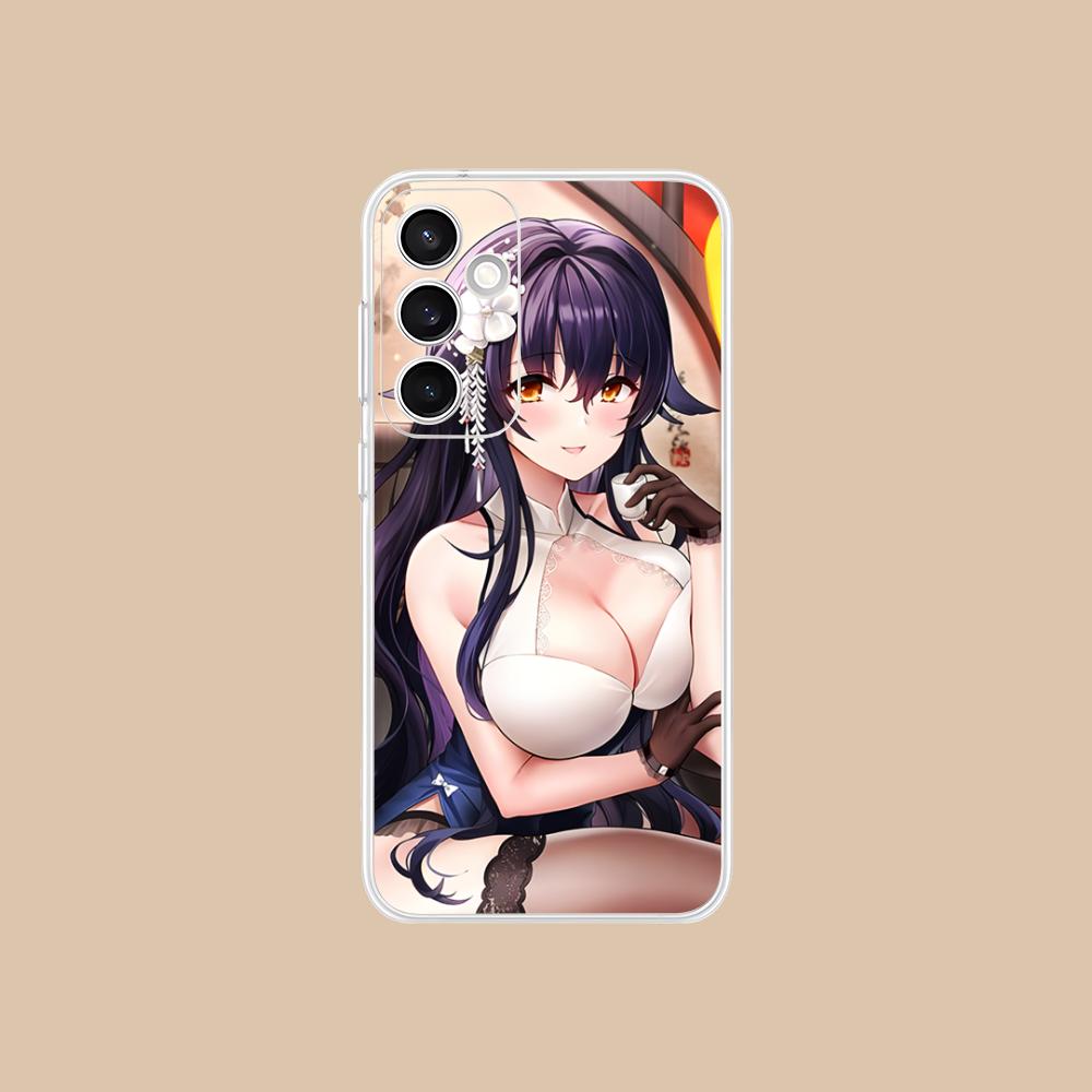 Azur Lane Azuma Mobile Phone Case for Samsung Galaxy S25 S24 S23 S22 S21Plus FE Ultra Clear Colour Protective Smartphone Luxury