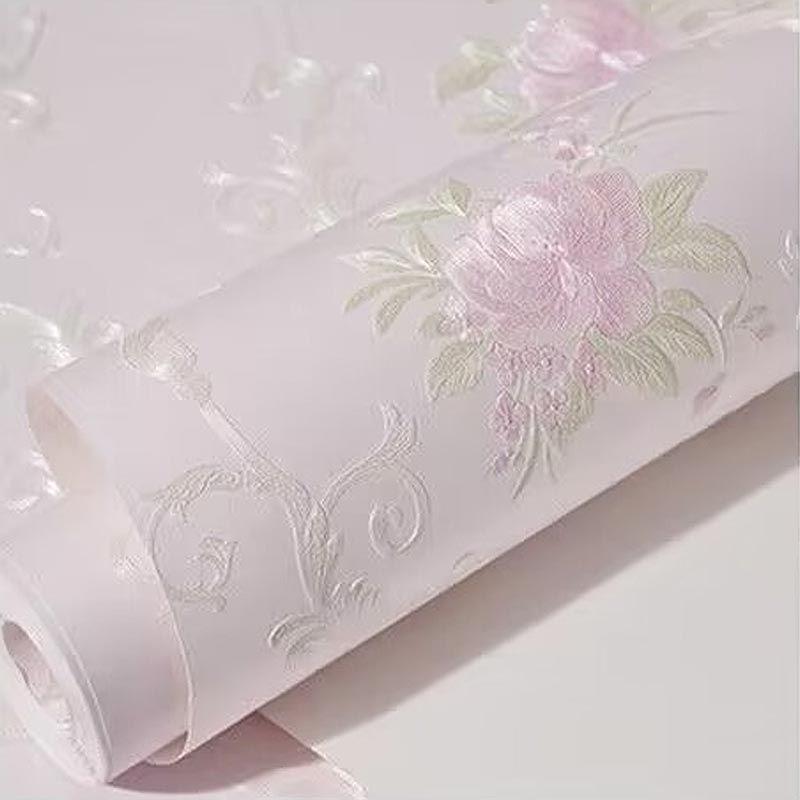 Eco-Friendly Mold-Proof Non-Woven 3D Wall Stickers: Thick, Self-Adhesive, Moisture-Resistant European-Style Wallpaper for Bedrooms and Living Rooms.