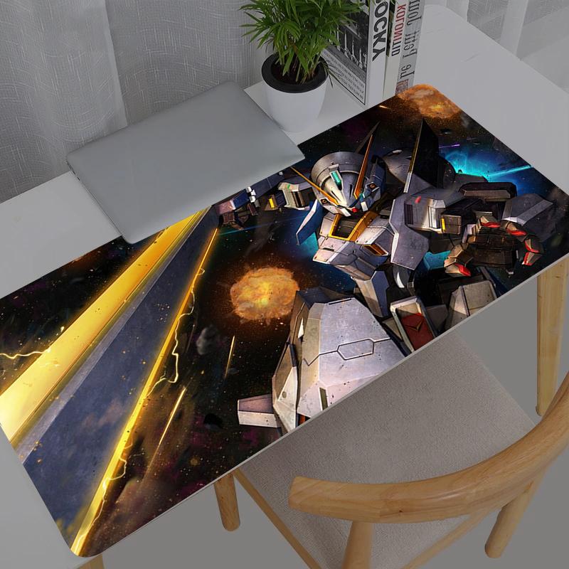 Mouse Pad Mobile Suit Gundam Anime Gamer Gaming Accessories New Varmilo Keyboard PC Computer Desk Mat XXL Carpet Mousepad