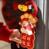 2025 Year of the Snake Doorknob Pendant: Fu Character Spring Festival Room Door Ornament