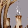 Romantic White Antler Chandelier for Living Room, Bedroom, Bar, or KTV - Rustic Creative Lighting Fixture