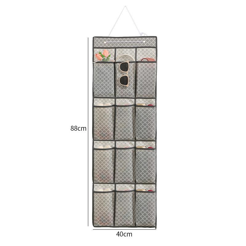 Mehrschichtige Hängetasche für Schuhe, diverse Aufbewahrungstaschen, Wandmontage, Vlies-Hängetasche, Schuh-Clutter-Organizer, verdickte, staubdichte Tasche