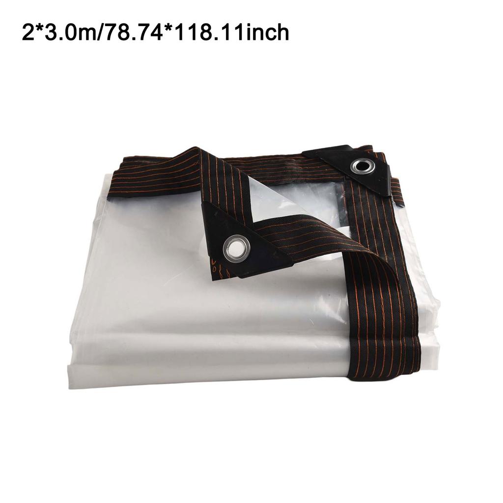 Wear Resistant Clear Tarp Cover Designed To Your Items Outdoors