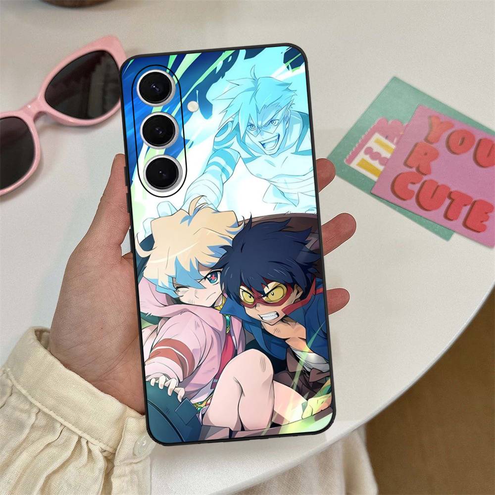 Gurren Lagann Anime Phone Case For Samsung S 24 Fe 25 Ultra Plus 20 Lite 21 30 22 23 24 22 Ultra 5G Fundas
