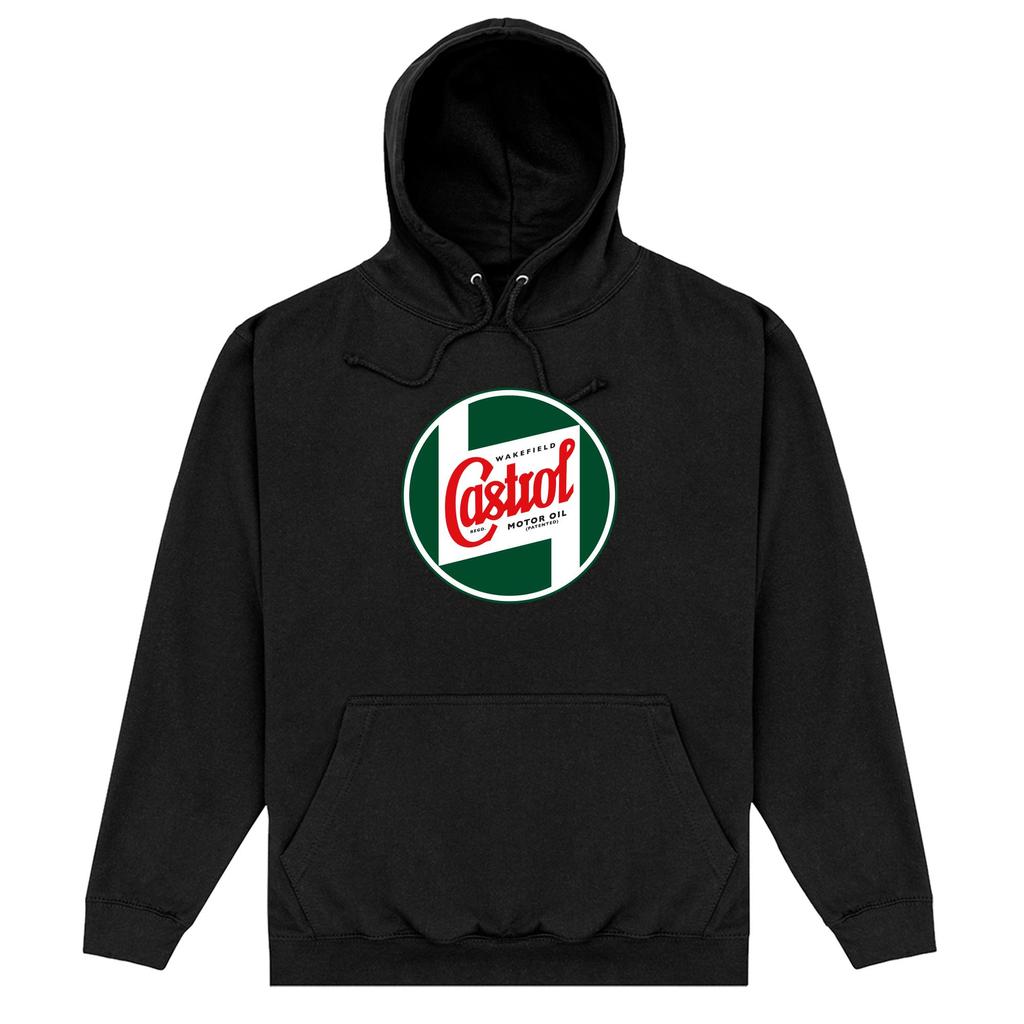 Mikina s kapucí Castrol Unisex Adult Circle Logo