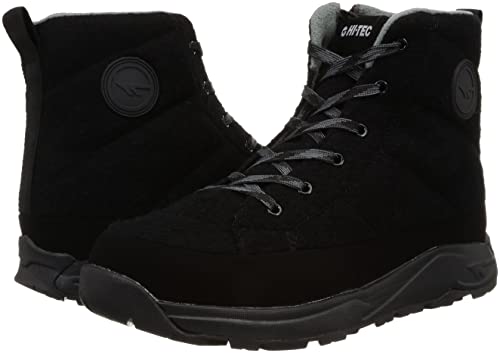 Hi-Tec HT WT006 ORNIS HI WP Sneakers, Black, Size 23.5 Cm, 2E