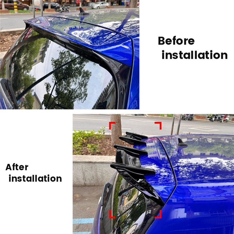 

Задній спойлер-крило на багажник для VW Golf 7 MK7 GTI GTD R AK Стиль Верхнє крило на багажник Задній спойлер-губа на багажник