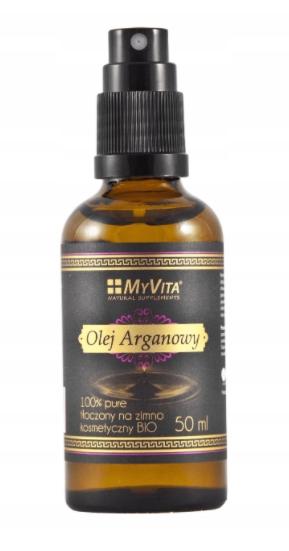 MyVita Premium 100% Pure Argan Oil, Cold-Pressed Cosmetic Grade, 50ml