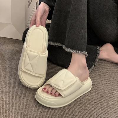 Fashion Women Slippers  Fashion Casual Thick Sole Open Toe Outdoor Beach Slippers Shoes for Women Zapatos De Mujer 2025