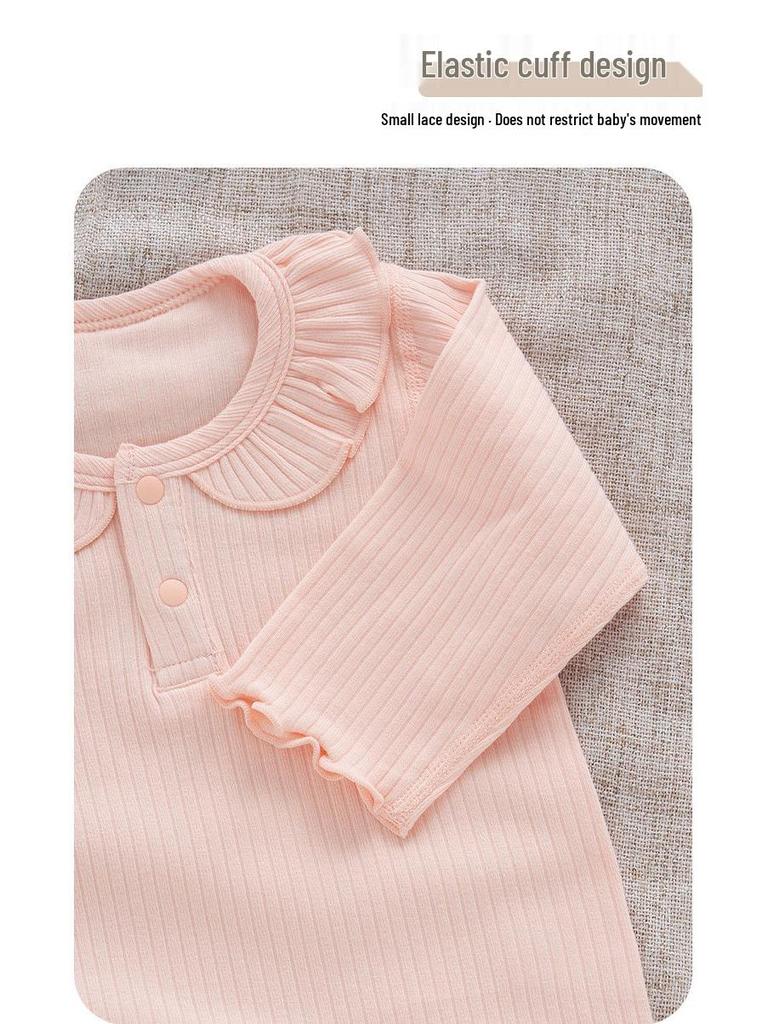 Stylish Baby Bodysuit Set: Spring, Autumn, Winter - 100 Days Outfit for Newborn Girls and Boys