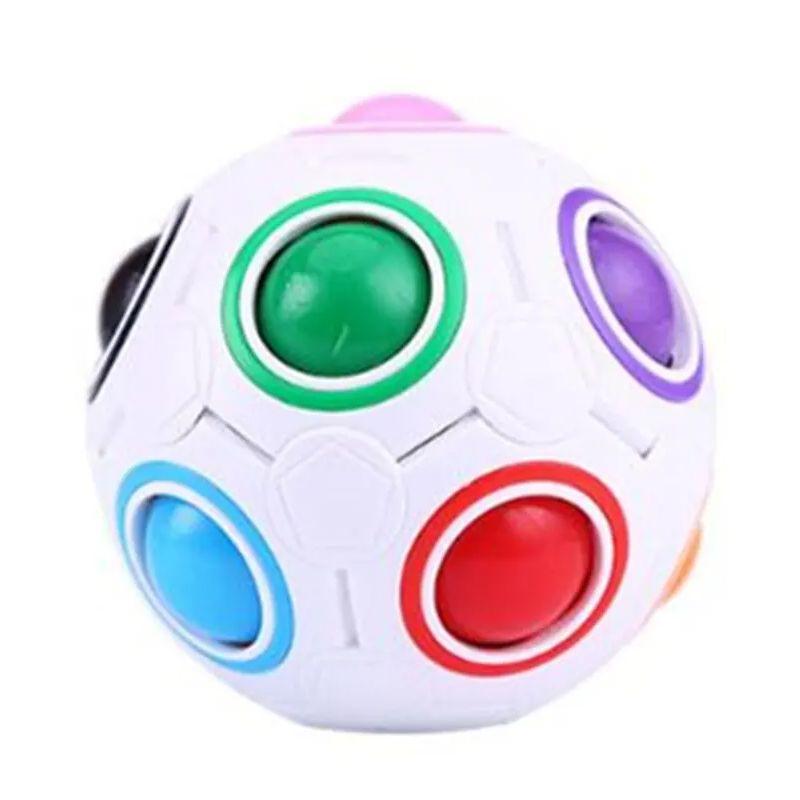 Antistress Cube Rainbow Ball Puzzles Football Magic Cube Educational Learning Toys For Children Adult Kids Stress Reliever Toys