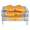 3‑Layer Folding Cooling Rack Baking Tools Cake Stand BBQ Grill Household Supplies