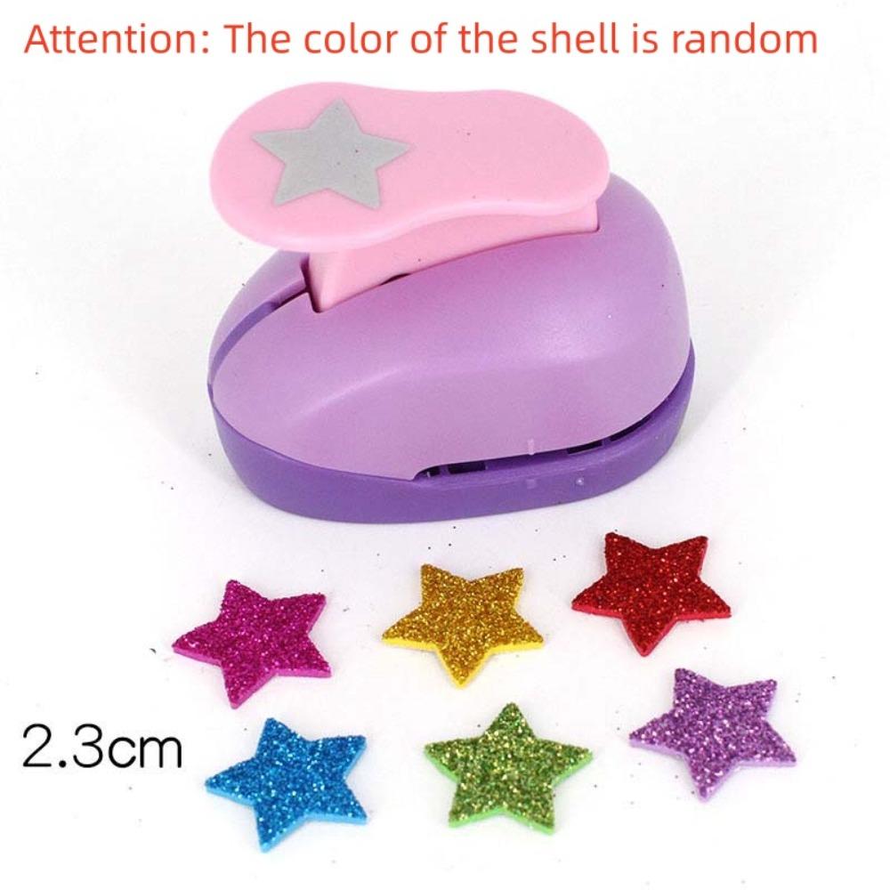 7*6*4cm Flower Furador Random Color DIY Embossing Punches DIY Paper Cut Puncher  for Card
