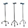 Stable Non-Slip Four-Legged Adjustable Lightweight Aluminum Walking Cane for Elderly