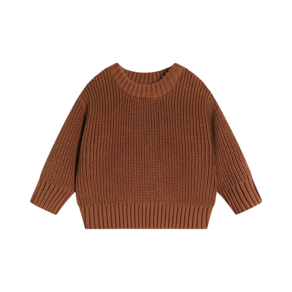 Girls' Knit Base Layer - Round Neck Baby Thermal Top